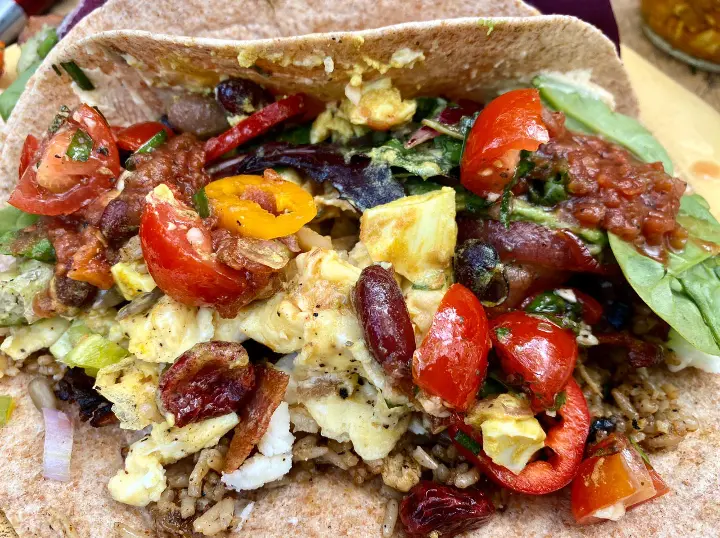 Breakfast Tacos from The Garden of Eden