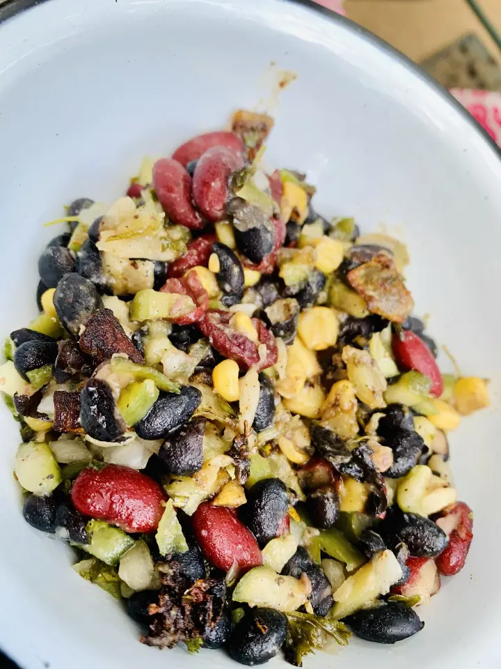 Summery Succotash with corn, beans, and squash from The Garden of Eden