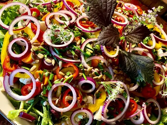 Daily Greens Salad from The Garden of Eden