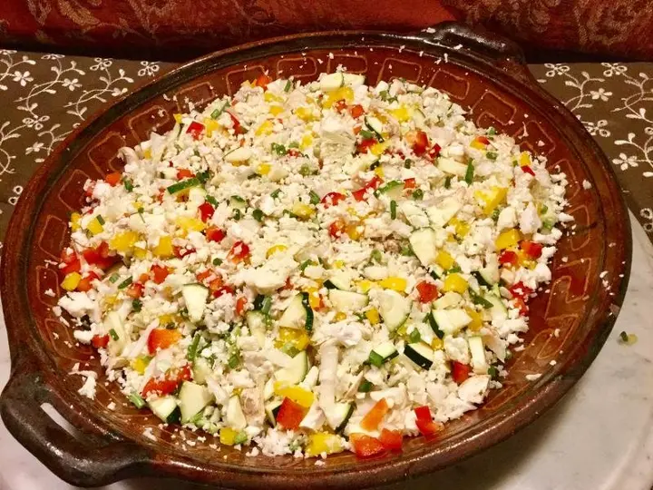 Raw Vegan Cauliflower Couscous