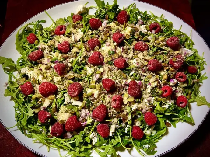 Raspberry Arugula Salad