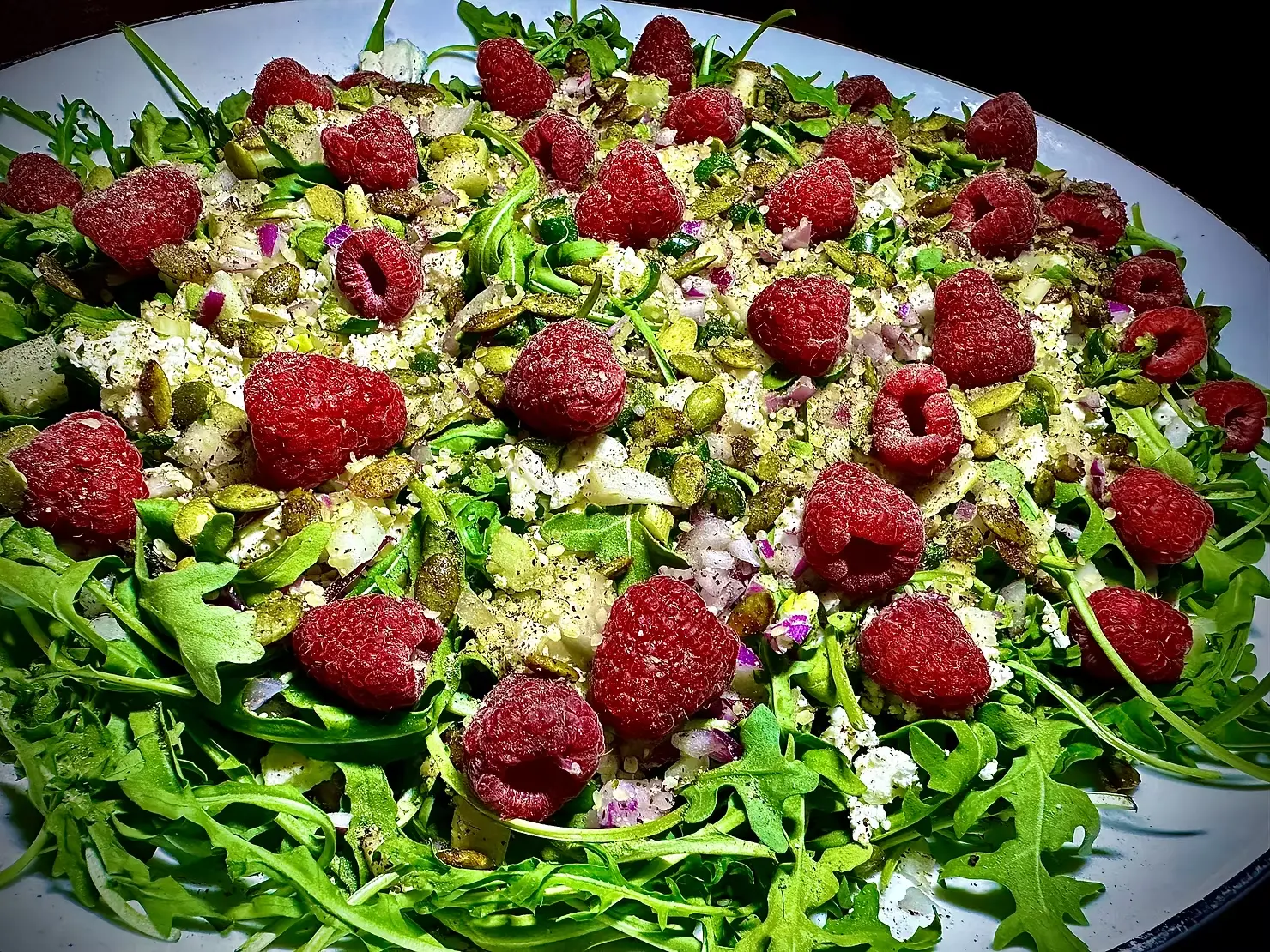 Raspberry Arugula Salad from The Garden of Eden