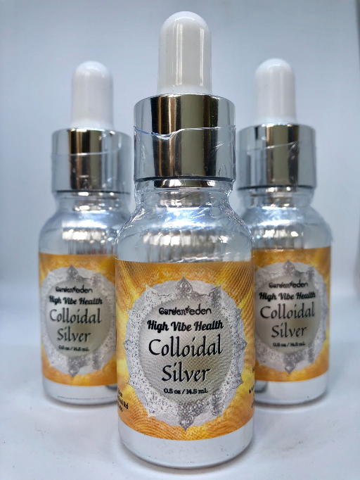 High Vibe Health from The Garden of Eden 3 x bottles of Colloidal Silver