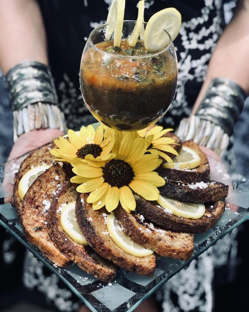 Citrus French Toast with Kumquat and Mint Marmalade from The Garden of Eden