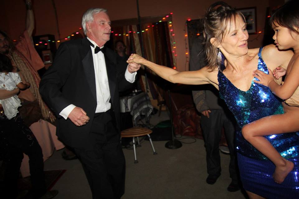 Surprise birthday party swing dancing